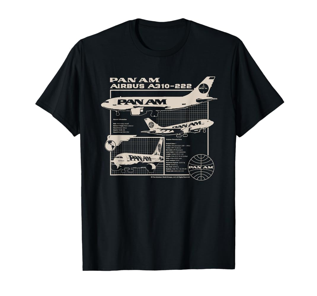 Amazon | パンナム飛行機の一般情報 Tシャツ | Tシャツ